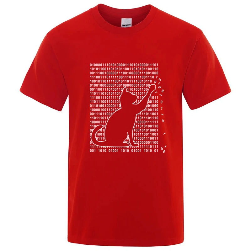 Cool Cat Graphic T Shirt Funny Cotton Blend Tee