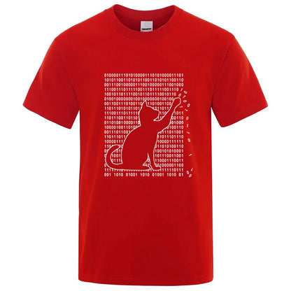 Cool Cat Graphic T Shirt Funny Cotton Blend Tee