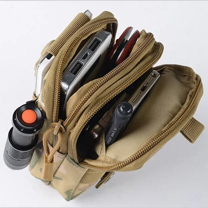 Tactical Molle Waist Bag Phone Pouch Belt Fanny Pack