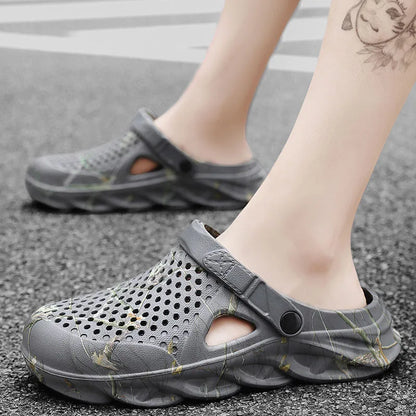 EVA Beach Clogs for Men & Women – Breathable Plus Size Sandals