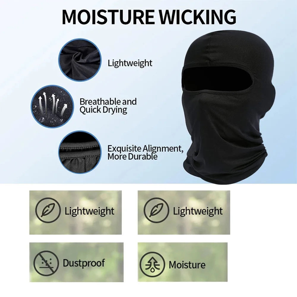 Full Face Balaclava Ski Mask with Neck Gaiter – Unisex