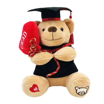 Teddy Bear Holding Heart Plush Toy – Cute Stuffed Animal Gift