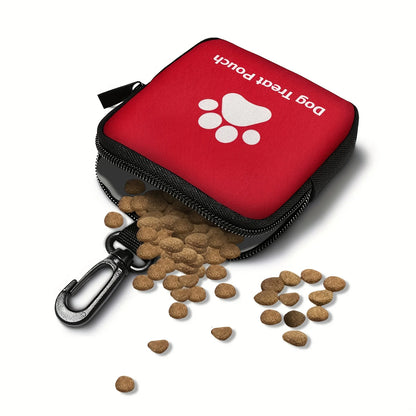 Dog Treat Pouch – Portable Zippered Training Snack Bag