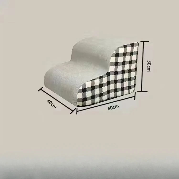 Non-Slip Pet Stairs for Dogs & Cats – 2, 3 & 4 Step Foam Ramp