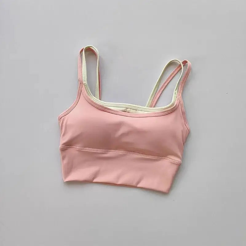 Women's Push-Up Sports Bra – Breathable Gym Crop Top