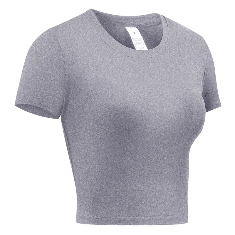 Women's Compression Athletic T-Shirt – Short Sleeve Quick Dry Workout Top