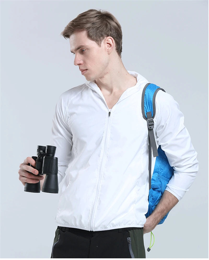Waterproof Rain Jacket for Men & Women – Quick Dry Outdoor Coat