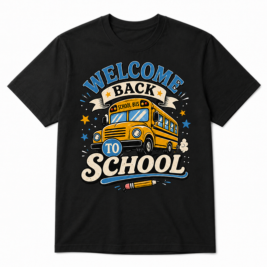 Welcome Back To School School Bus Shirt