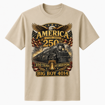 Big Boy 4014 Train USA 250th Anniversary Shirt