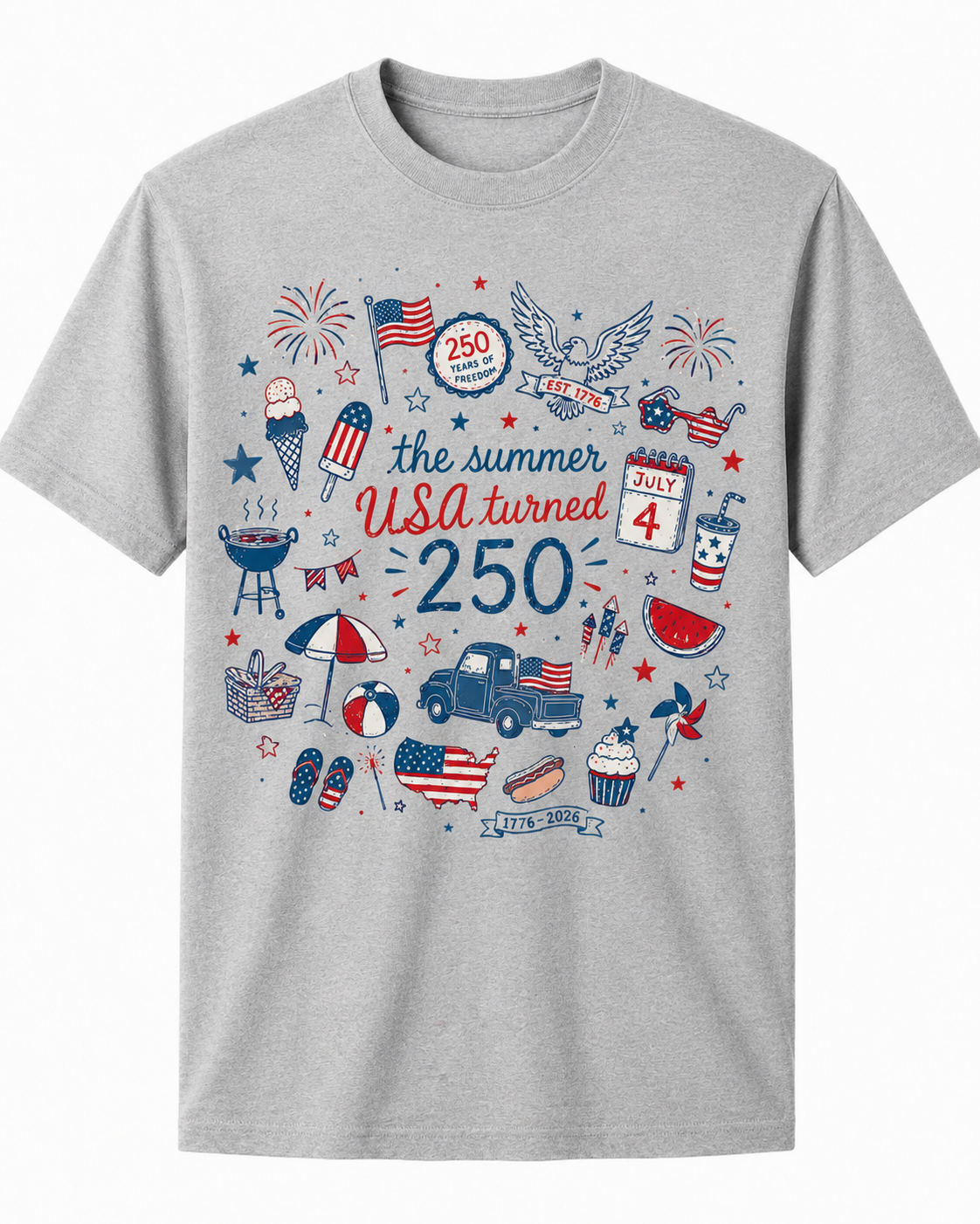 The Summer USA Turned Shirt
