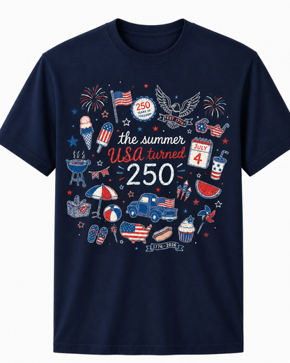 The Summer USA Turned Shirt