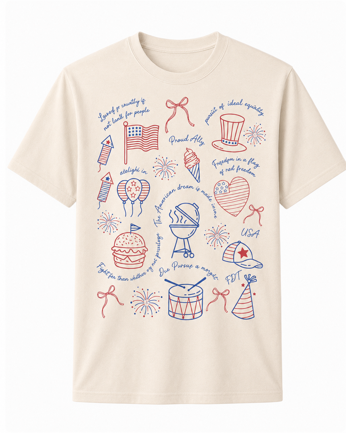 Secret Message 4th of July Shirt