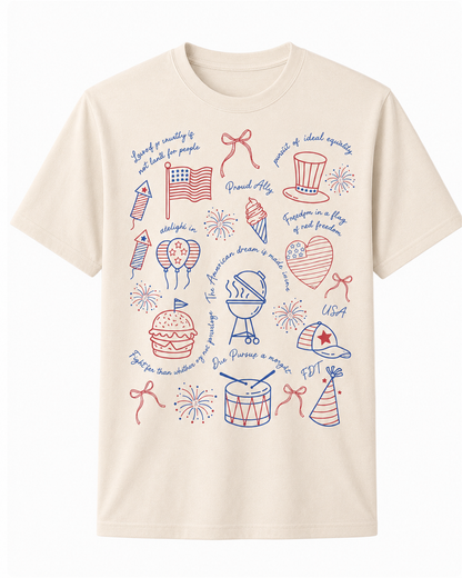 Secret Message 4th of July Shirt