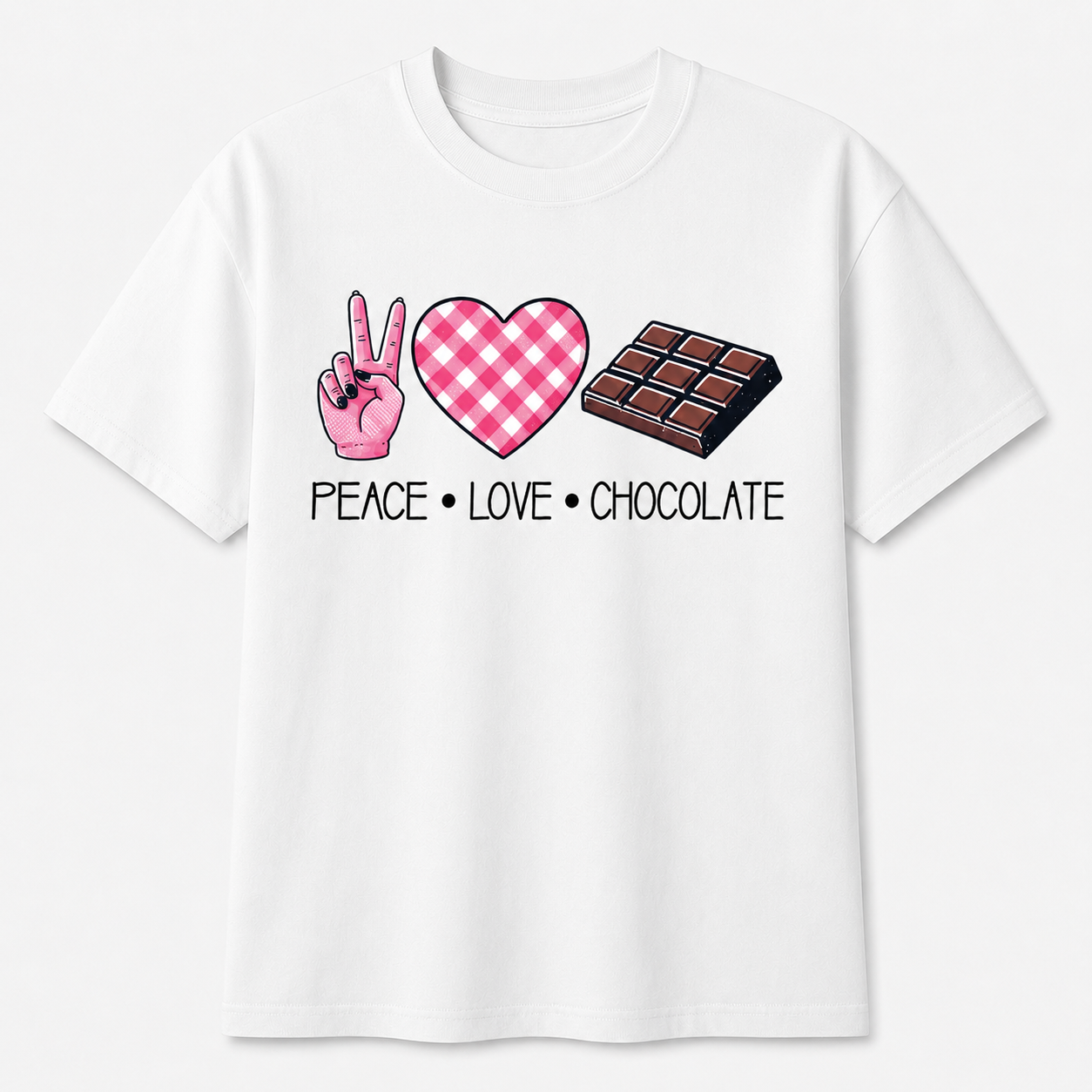 Peace Love Chocolate Shirt