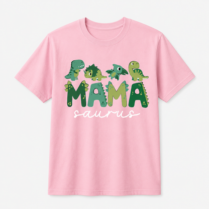 Mama Saurus Mom Dinosaur Three Rex Birthday Boy Girl Family Shirt