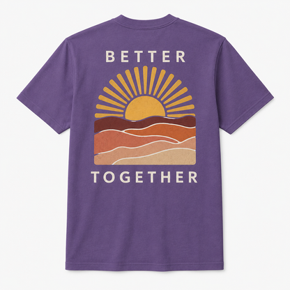 Better Together Sunset Matching Shirt