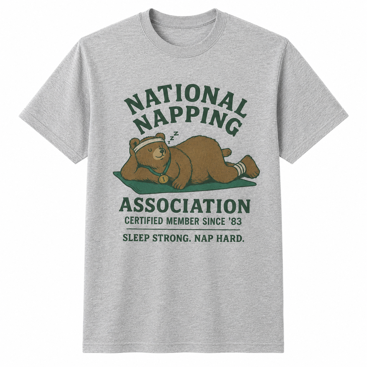 National Napping Association Bear Shirt