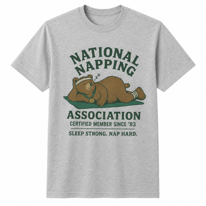 National Napping Association Bear Shirt