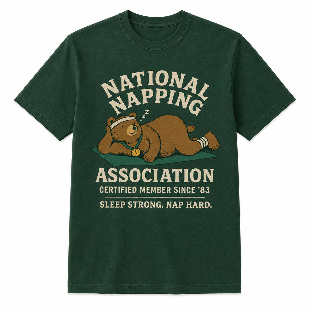 National Napping Association Bear Shirt