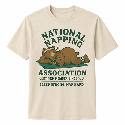 National Napping Association Bear Shirt