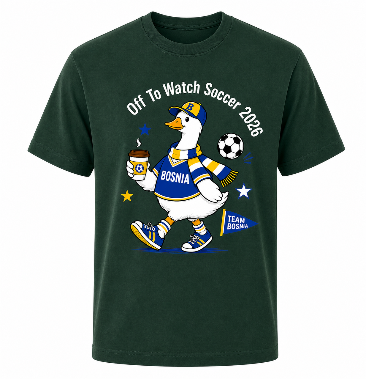Off To Watch Soccer Bosnia Shirt