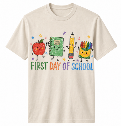 First Day Of School Comfort Colors Shirt