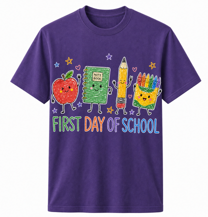 First Day Of School Comfort Colors Shirt