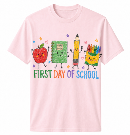 First Day Of School Comfort Colors Shirt