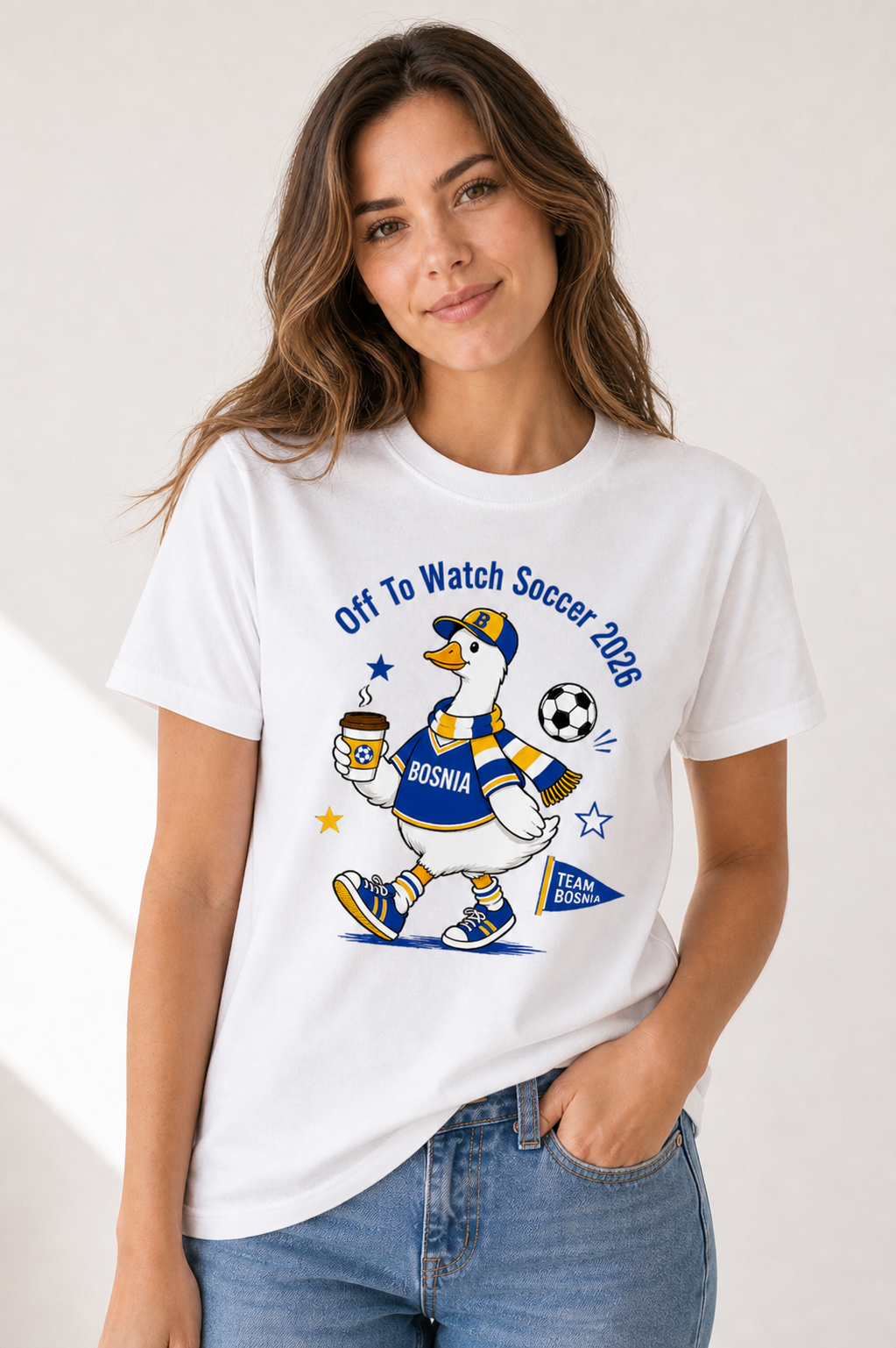 Off To Watch Soccer Bosnia Shirt