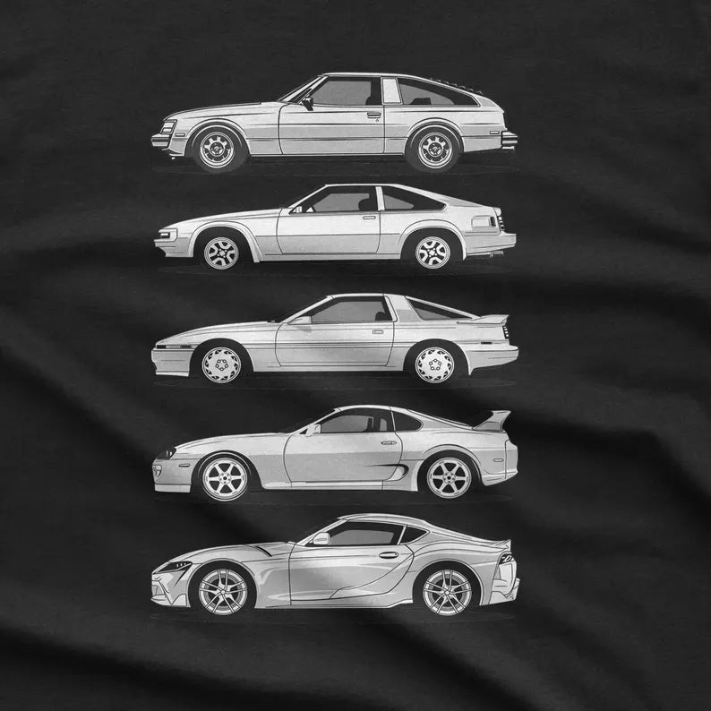 Supra Evolution T-Shirt: JDM Car Enthusiast Gift