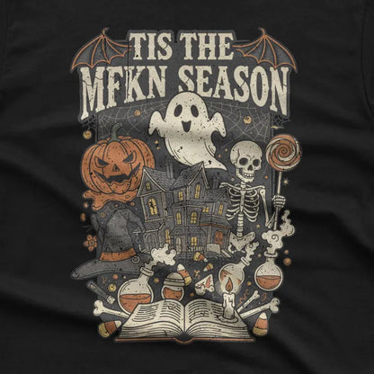 Tis The Season Halloween Shirt: Vintage Spooky Graphic Tee