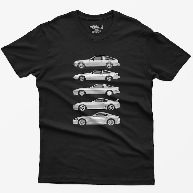 Supra Evolution T-Shirt: JDM Car Enthusiast Gift
