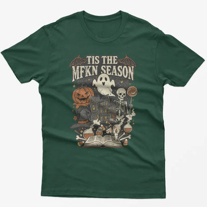 Tis The Season Halloween Shirt: Vintage Spooky Graphic Tee