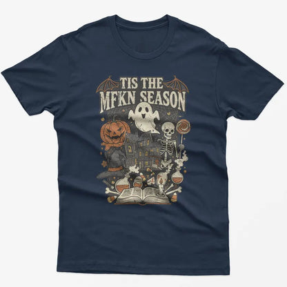 Tis The Season Halloween Shirt: Vintage Spooky Graphic Tee