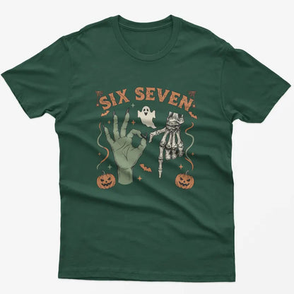 Six Seven Meme Shirt: Retro Halloween Graphic Tee